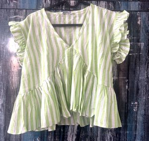 Western Striped Print Top For Women’s