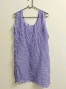 Lavender Chikankari Kurta with inner wear