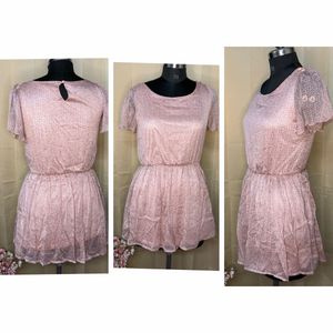 Cute Pink Polka Dot Dress