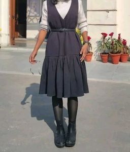 Stylish V Neck Dress