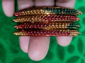 Pack 2 Bangles &amp; Fancy Bracelet