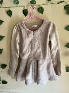 Unique Textured Peplum Top