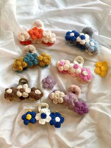 Cute Pink Flower Claw Clips