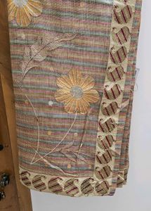Floral Embroidered Tablecloth