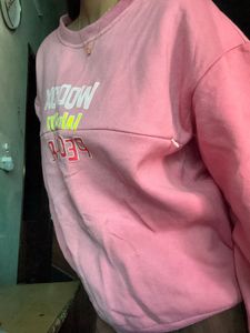 Pink Graphic Sweatshirt