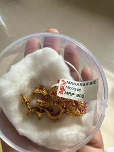 Beautiful 1 Gram Gold Earrings