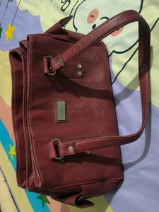 Burgundy Handbag