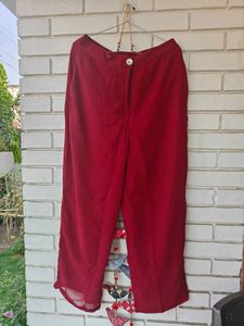 4 Stylish Red Palazzo Pants