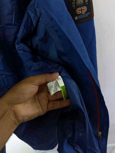 Blue Hooded Jacket