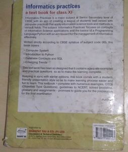 Informatics Practices Textbook for Class XI