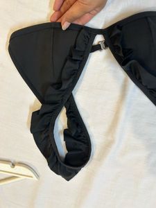 Ruffle Trim Bikini Top