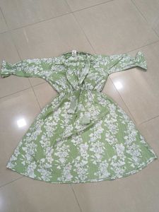 Chic Floral Print Midi Dress