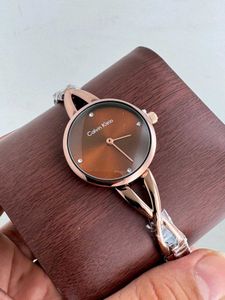 Calvin Klein Two-Tone Bangle Watch