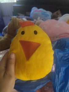 Cute Yellow Chick Plush pouch