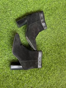 Black Suede Ankle Boots