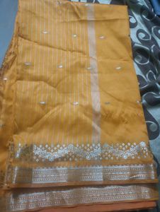 Elegant Yellow Saree