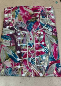 Vibrant Floral cotton Kurta