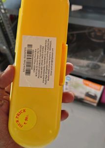 Bright Yellow Plastic Pencil Box combo