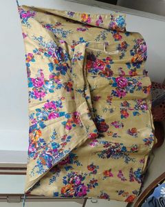 Floral Print &amp; bandhni ghagra