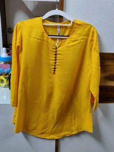Vibrant Yellow Kurta
