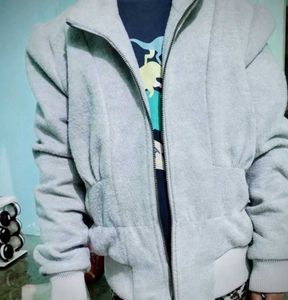 Gray Casual Jacket