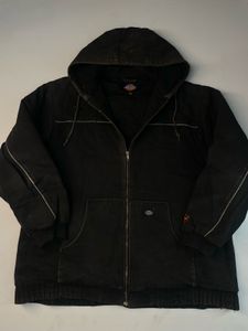 Dickies Black Hooded Work Jacket