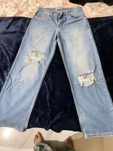 Combo offer : Trendy Ripped and  Wide Leg Jeans