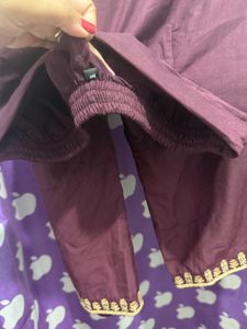 Elegant Maroon Kurta Set with Dupatta