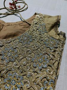 Sparkling Gold Embellished Blouse