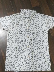 Cute Heart Print Kurta Set