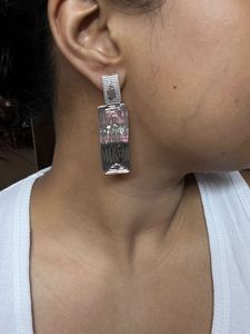 Unique Rectangular Drop Earrings