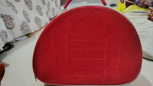 Red Textured venety beg
