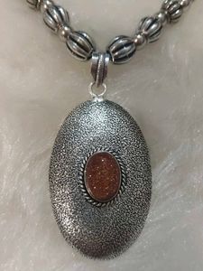 oxidised necklace