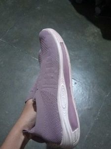 Comfortable Lavender Slip-On Shoes