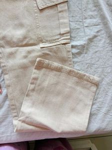 Beige Cargo Pants