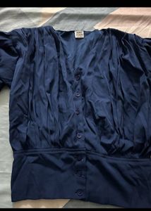 Elegant Navy Blue Top