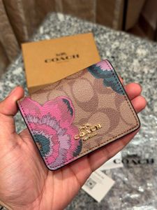 Coach Floral Print Wallet