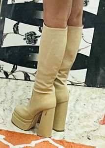 Platform Knee High Boots