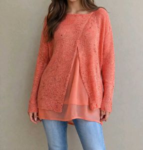 sequins embalissed top
