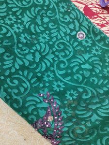 Elegant Green Saree