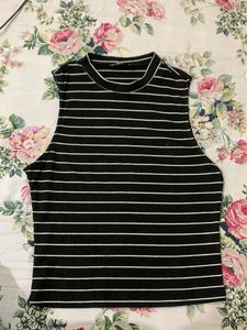 Shein Black and White Stripped tank
