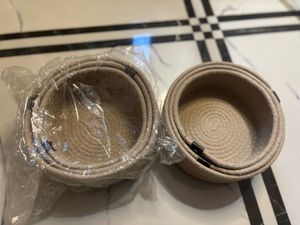 Cotton Rope Storage Baskets