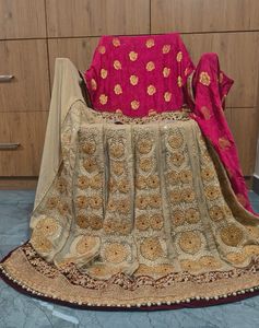 Elegant Embroidered Lehenga saree