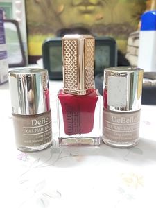 Combo #7-  4Nail Paints, 1Lip Tint& 1Creme
