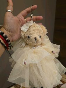 Cute Teddy Bear Keychain Charm