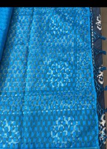 Banarasi Blue Saree