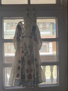 Boho Embroidered White Dress
