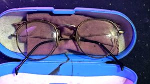 Vintage Round Metal Frame Glasses