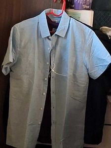 White, Light Blue &amp; Pink Linen Shirts