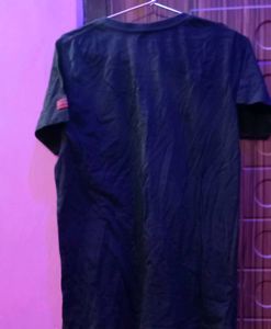 Men's Dark Blue Henley T-Shirt